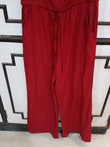 Insert Pocket Sleeveless Jumpsuit