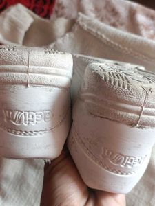 White Action Baby Shoe