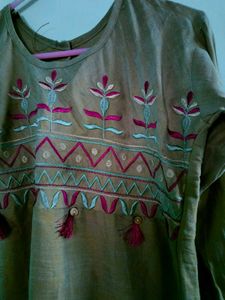 Embroidered Kurti Dress