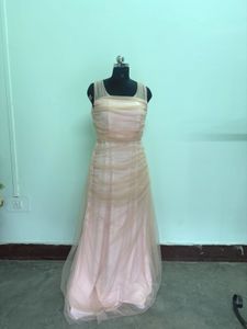 Elegant Pink Evening Gown