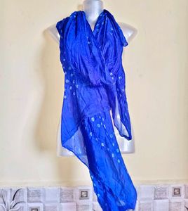 🎁Buy 2 Get 1 Free🎁Elegant Blue Dupatta