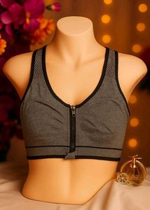 🇳🇿💫💗 Imported Gray Sports Bra