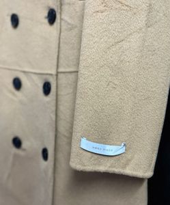HANDMADE Wool Blend Trench Coat