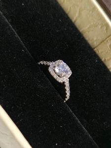 Clara 925 Silver Solitaire Ring