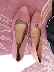 Pink Wedge Heel Shoes