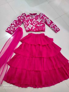 Pink Lehenga Choli Set