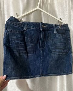Denim Mini Skirt