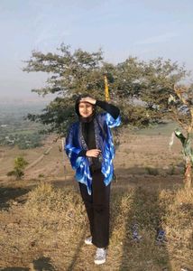 Blue Tie-Dye Kimono