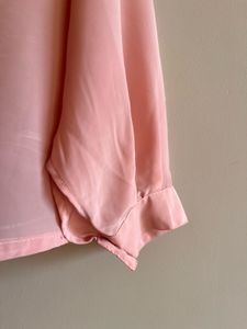 Vintage Peach Embroidered Blouse