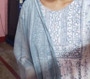 Kurta Pant And Dupatta Set