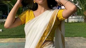Yellow Mirror Work Blouse