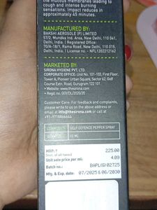 Sirona Pepper Spray &amp; Plum Lip Balm