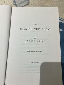 Book The Mill On Floss