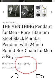 Tha Man Thing Pendent