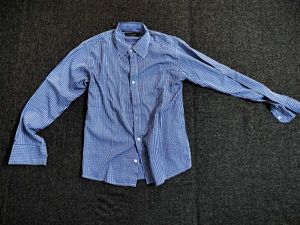 Blue Gingham Dress Shirt - PASSWORD