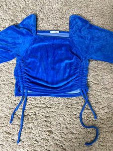 Blue Velvet CropTop