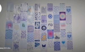 50 PCS Room Decor Aesthetic Small Posters