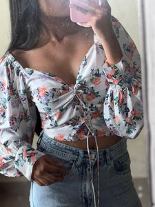 New Floral Print Top