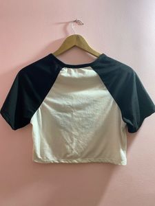 Crop Top with &#39;23&#39; Graphic
