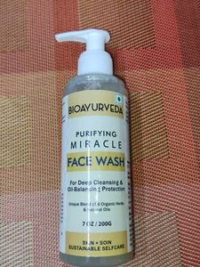 Bioayurveda Purifying Miracle Face Wash, 7oz 200g
