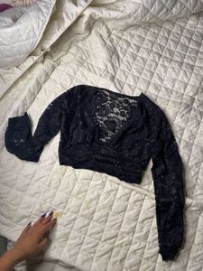 Lace Net Top