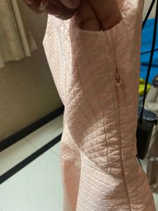 Imported Fabric Peach Dress