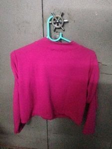 Pink Long Sleeve Top