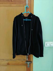 H&amp;M Black Zip-Up Hoodie