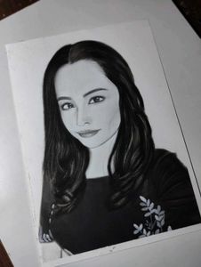 Charcoal Portrait Drawing