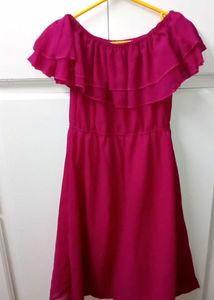 Pink Ruffle Dress