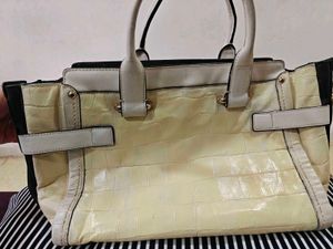 Restored Coach Swagger Croc Embossed Bag