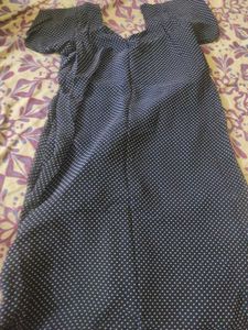 L-xl Size new unused large stitched Blue Kurta