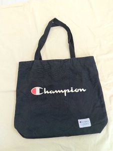 Champion Black Tote Bag