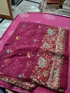 a festive saree