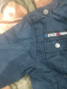 MAX Navy Blue Bomber Jacket