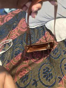 Brown 'New York, Paris' Bag