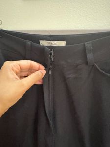 Black KOREAN Straight Leg pants