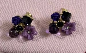 Floral Gem 🌸 korean  Earrings