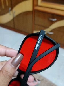 Red Tainted Glass Sunglasses
