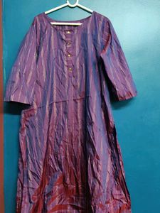 Striped Purple Kurta