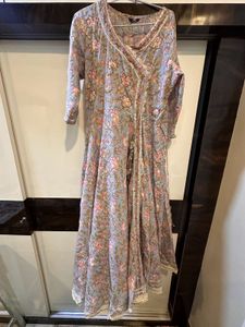 Floral Print Anarkali Kurta