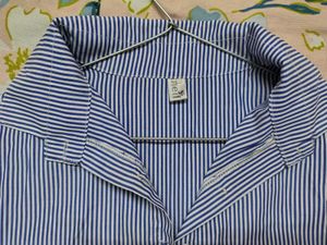 Striped Women Blue Shirt