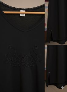 Black Midi Slip Dress