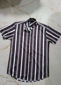 Striped Silk Shirt | Premium Smooth Fabric