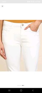JEALOUS 21 slim women white jeans