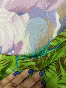 Jamun Tree Green Printed Muslin Kurti