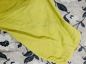 Multi Colour Gujarati Yellow Kurti.