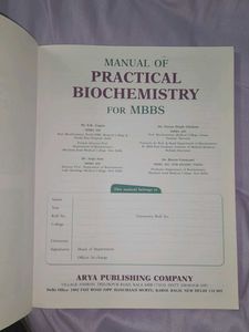 Manual For Practical Biochemistry