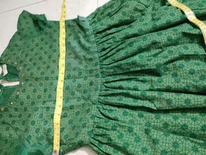 Max Brand Green Anarkali Kurti