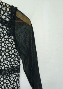 Trendy New Black And White Top For Women